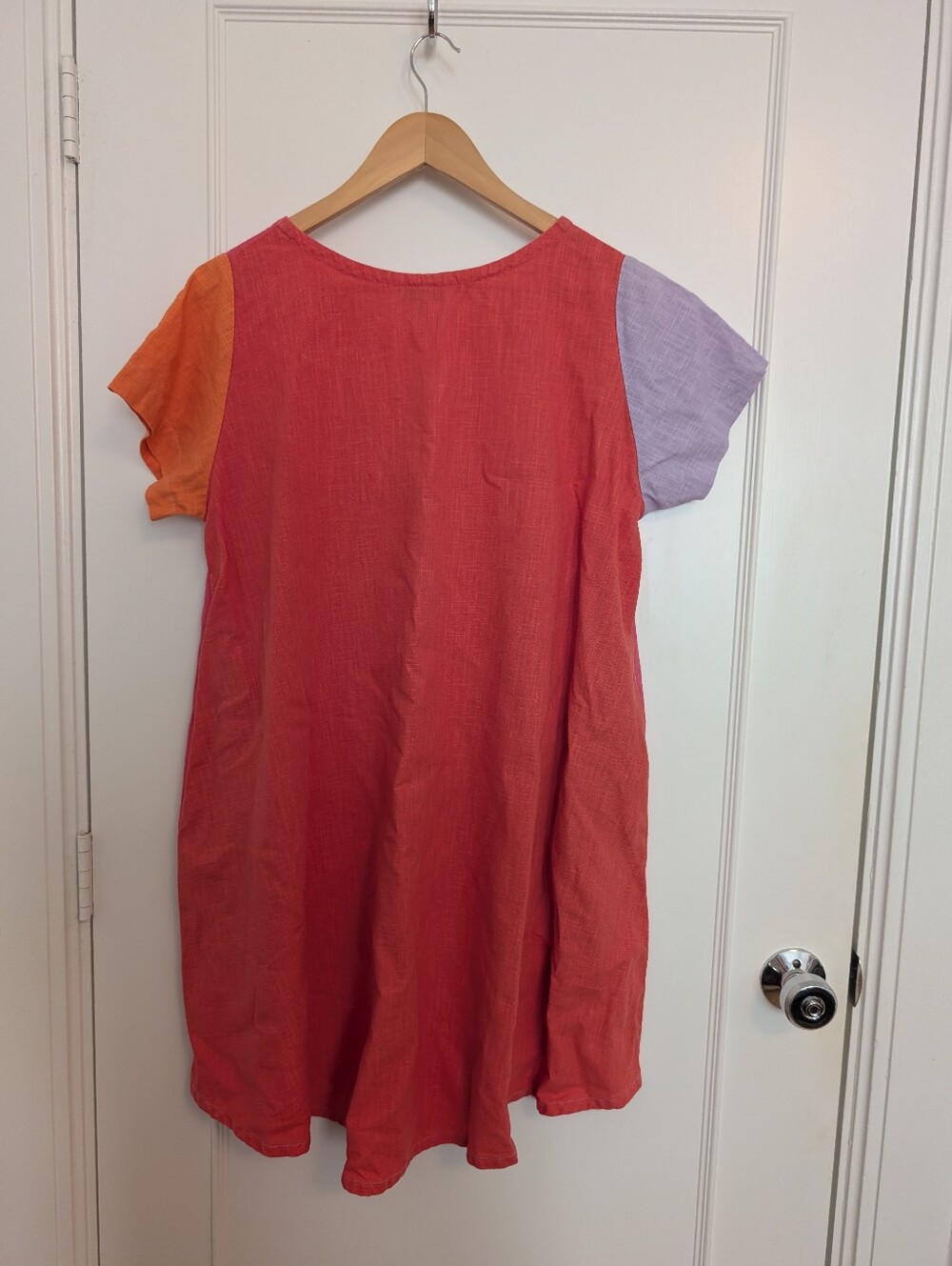 Nettle Trapeze Linen Shift Dress - XS/S - Picture 2 of 3